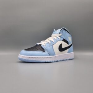 Nike Air Jordan 1 Mid (GS) Ice Blue – Bild 2