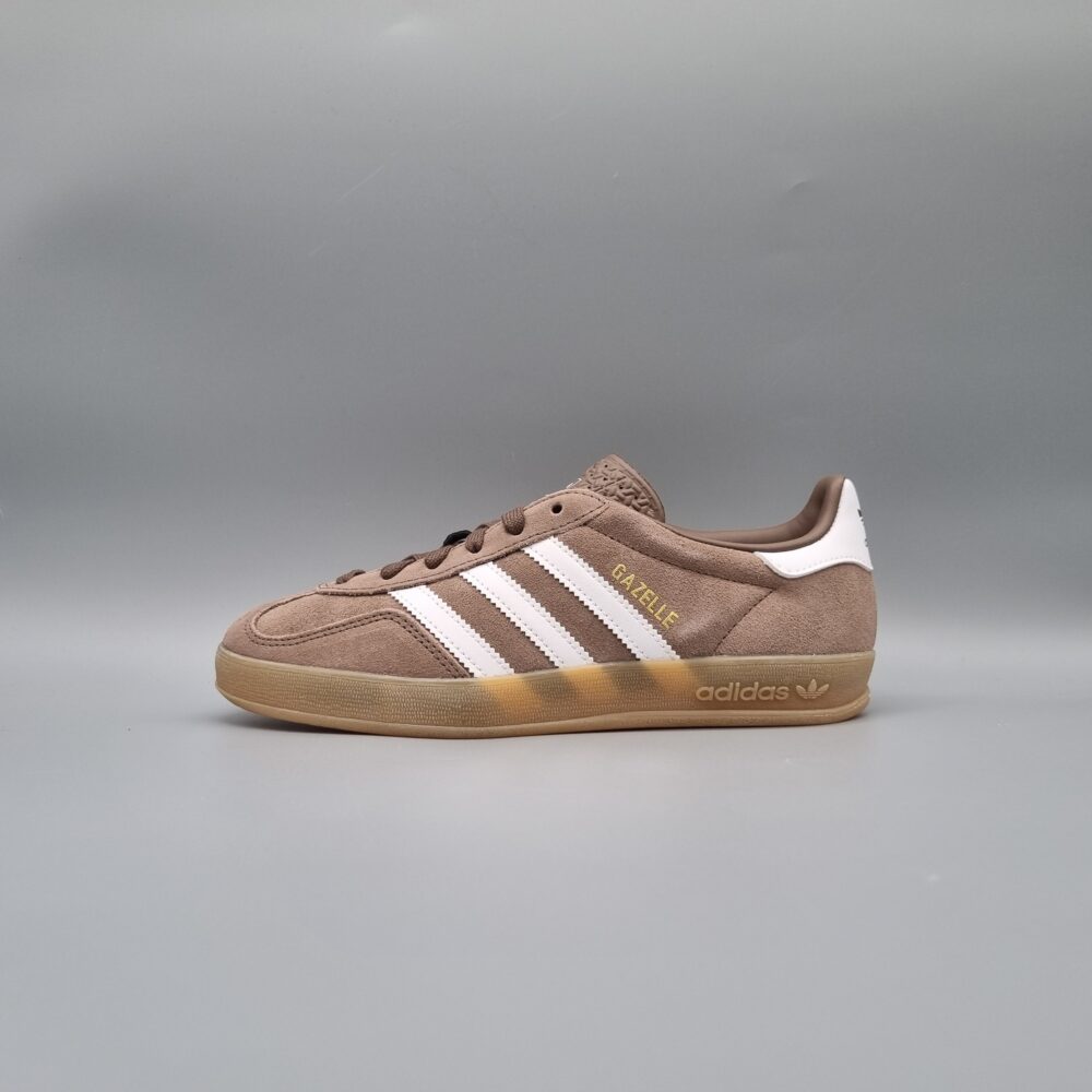 adidas Gazelle Indoor Earth Strata White Gold Metallic