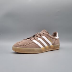 adidas Gazelle Indoor Earth Strata White Gold Metallic – Bild 2