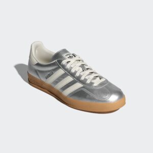 adidas Gazelle Indoor Silver Metallic Core White (Women's) – Bild 2