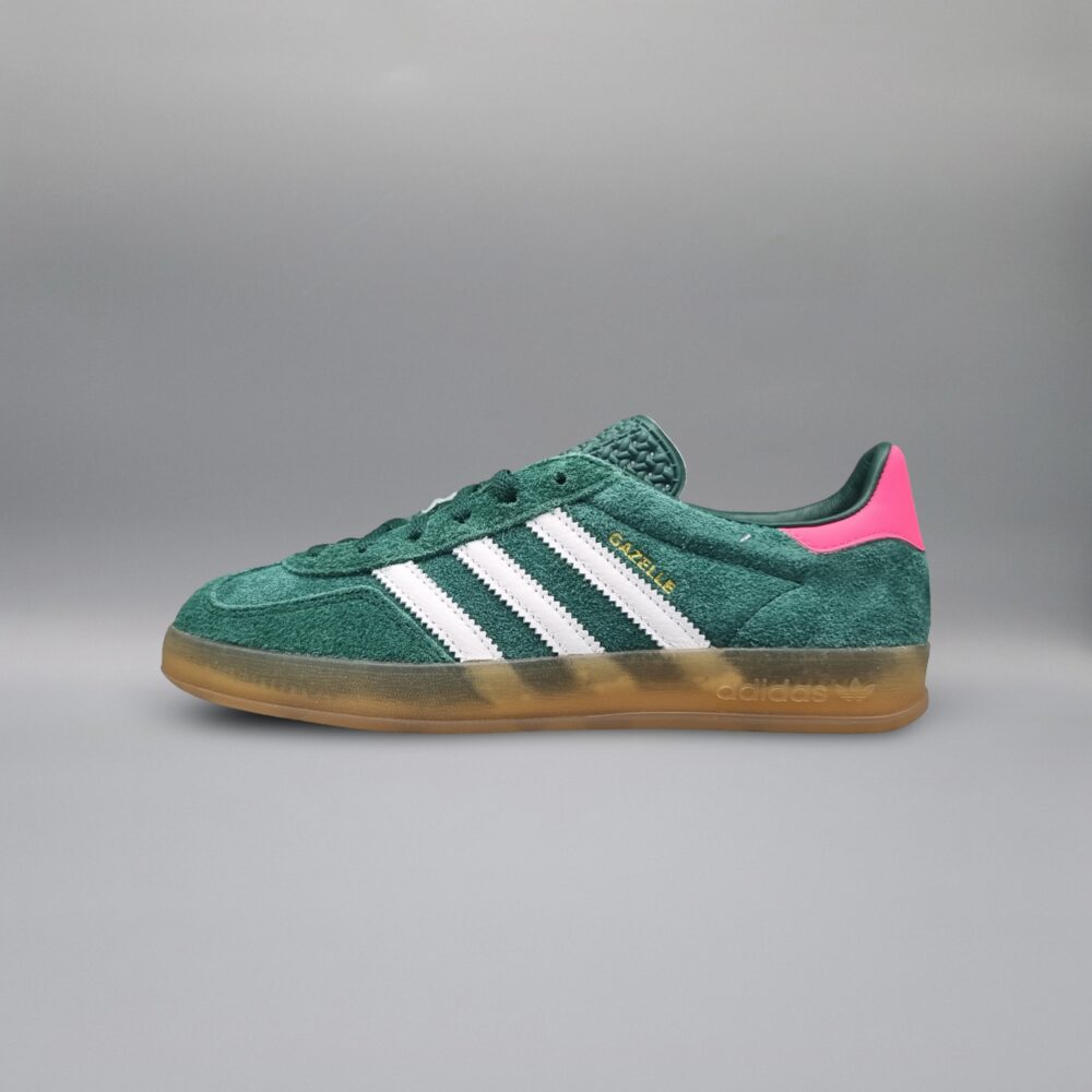 adidas Gazelle Indoor Collegiate Green Lucid Pink