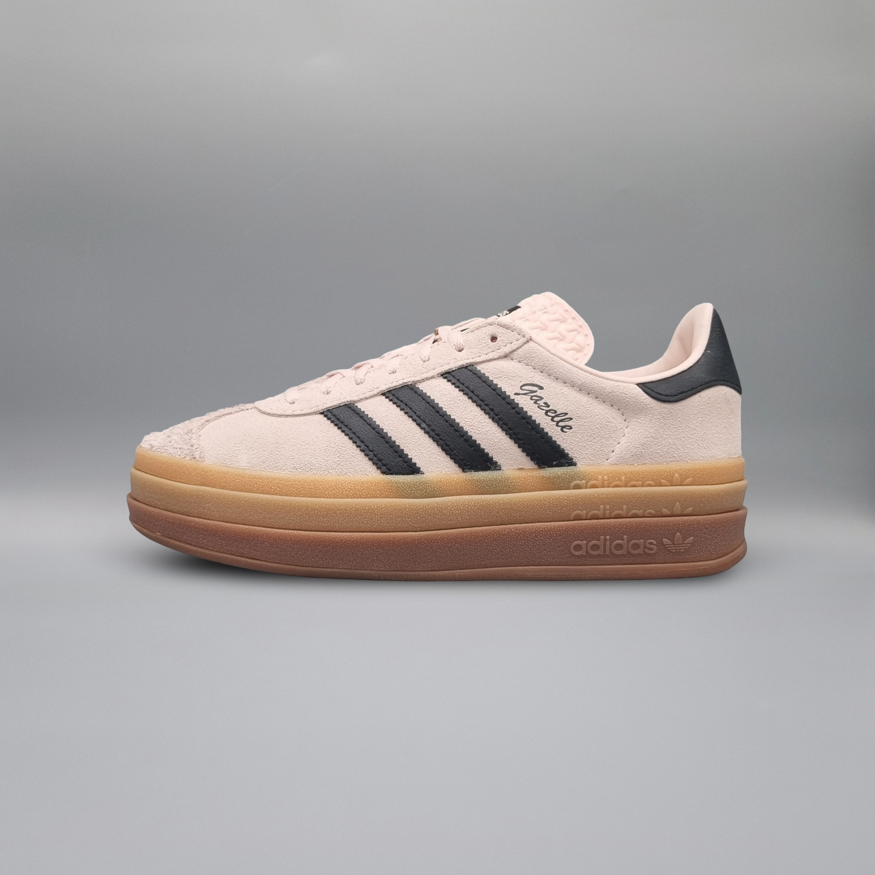 adidas Gazelle Bold Wonder Quartz Black Gum (Womens)