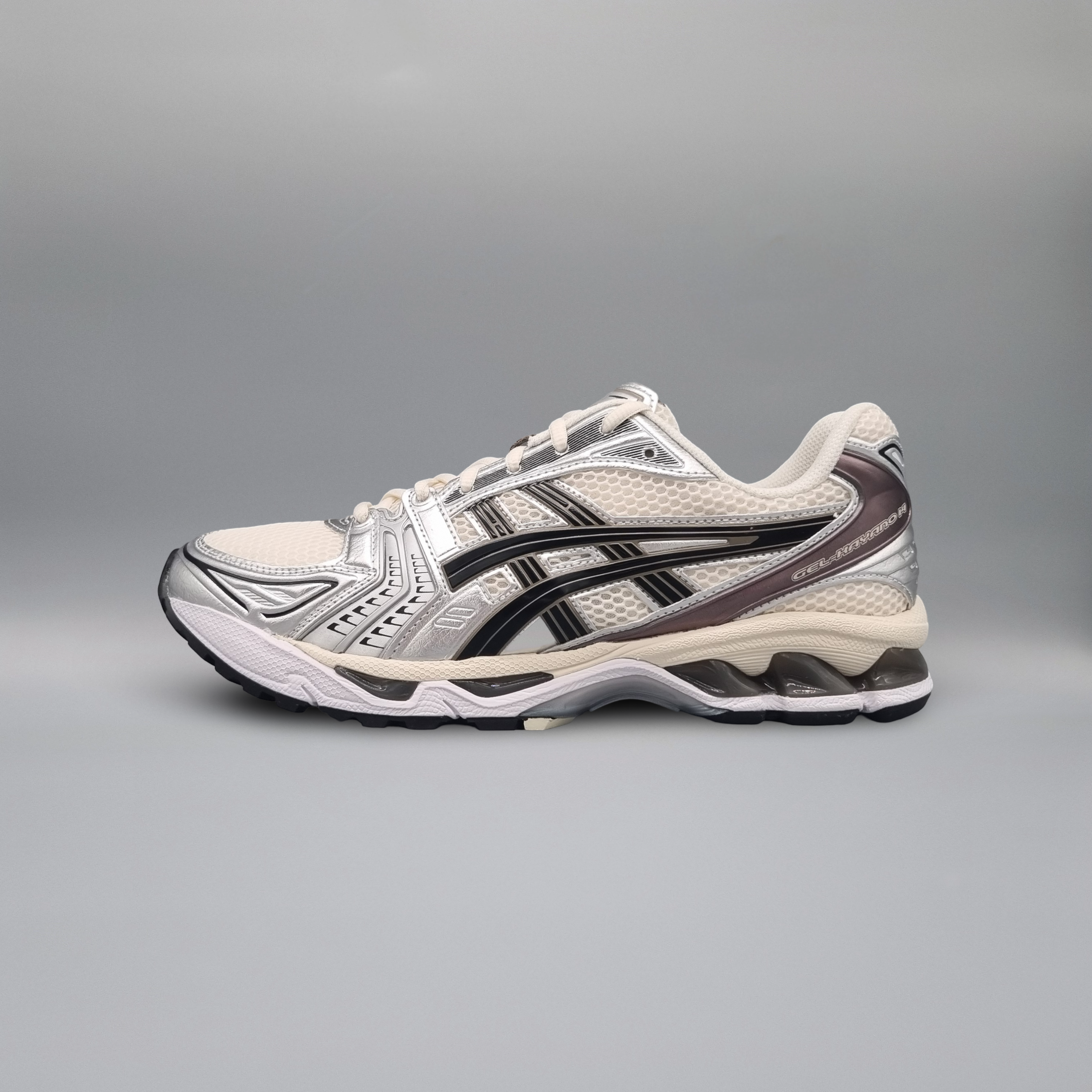 Asics Gel-Kayano 14 Cream Black Metallic Plum