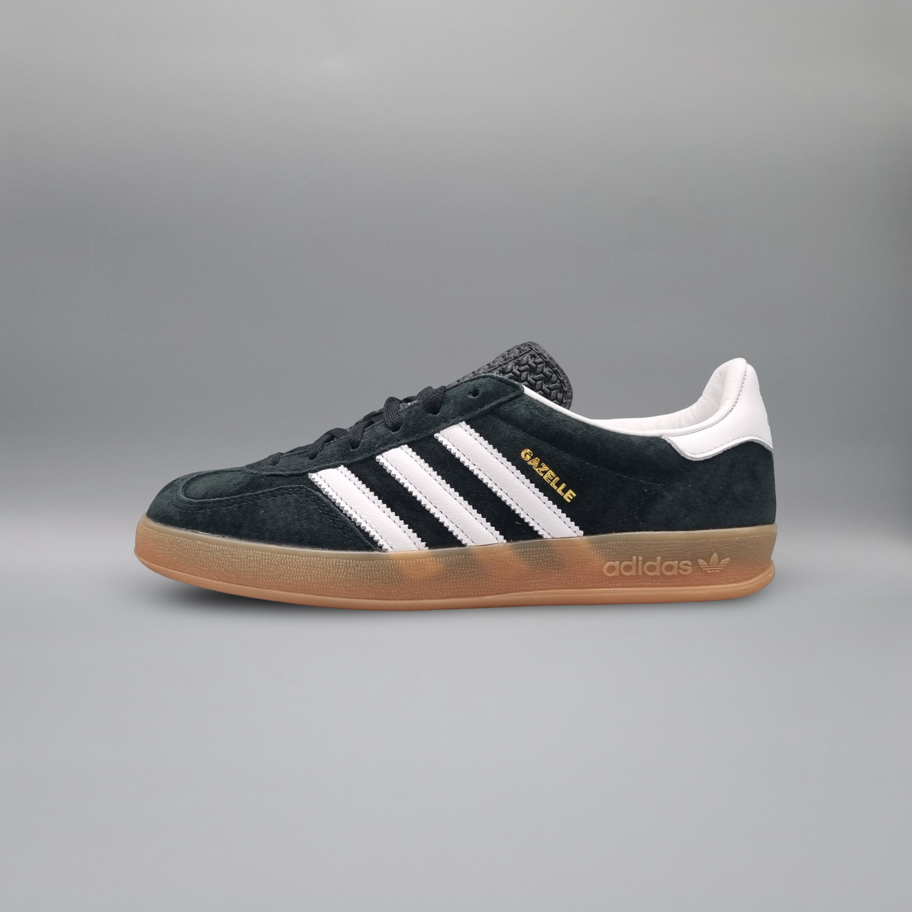 adidas Gazelle Black White Gum