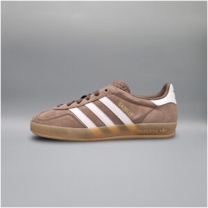 adidas Gazelle Indoor Earth Strata White Gold Metallic