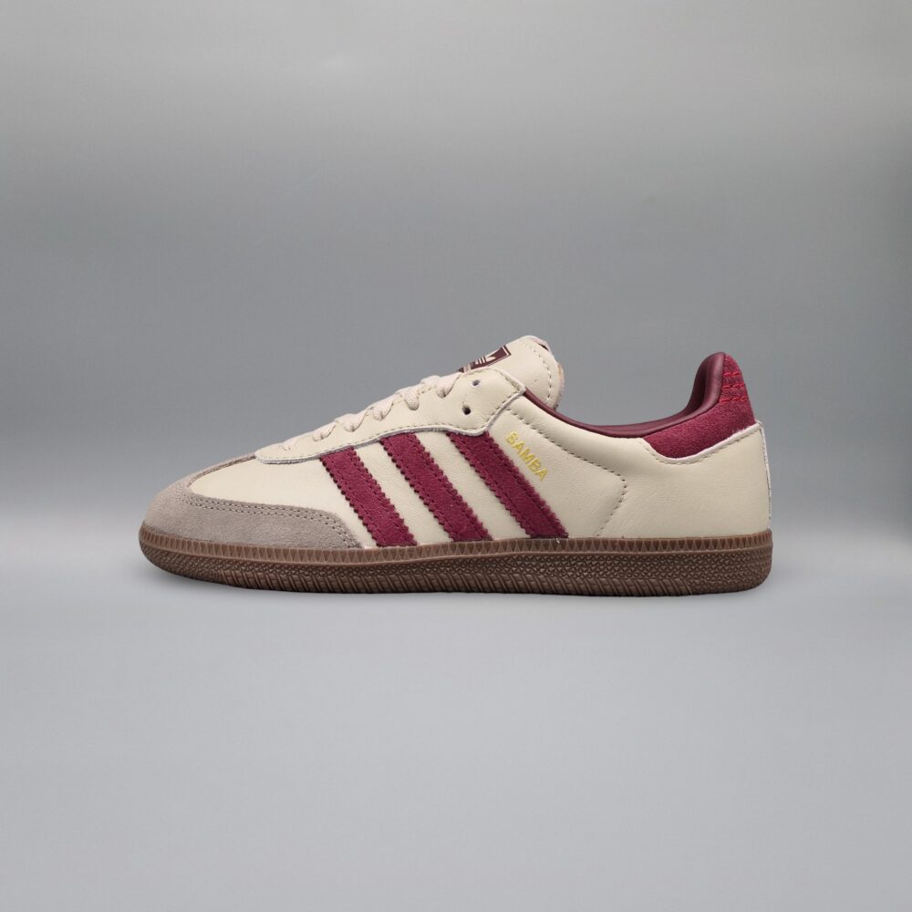 adidas Samba OG Putty Grey Maroon
