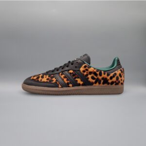 adidas Samba OG Black Green Leopard