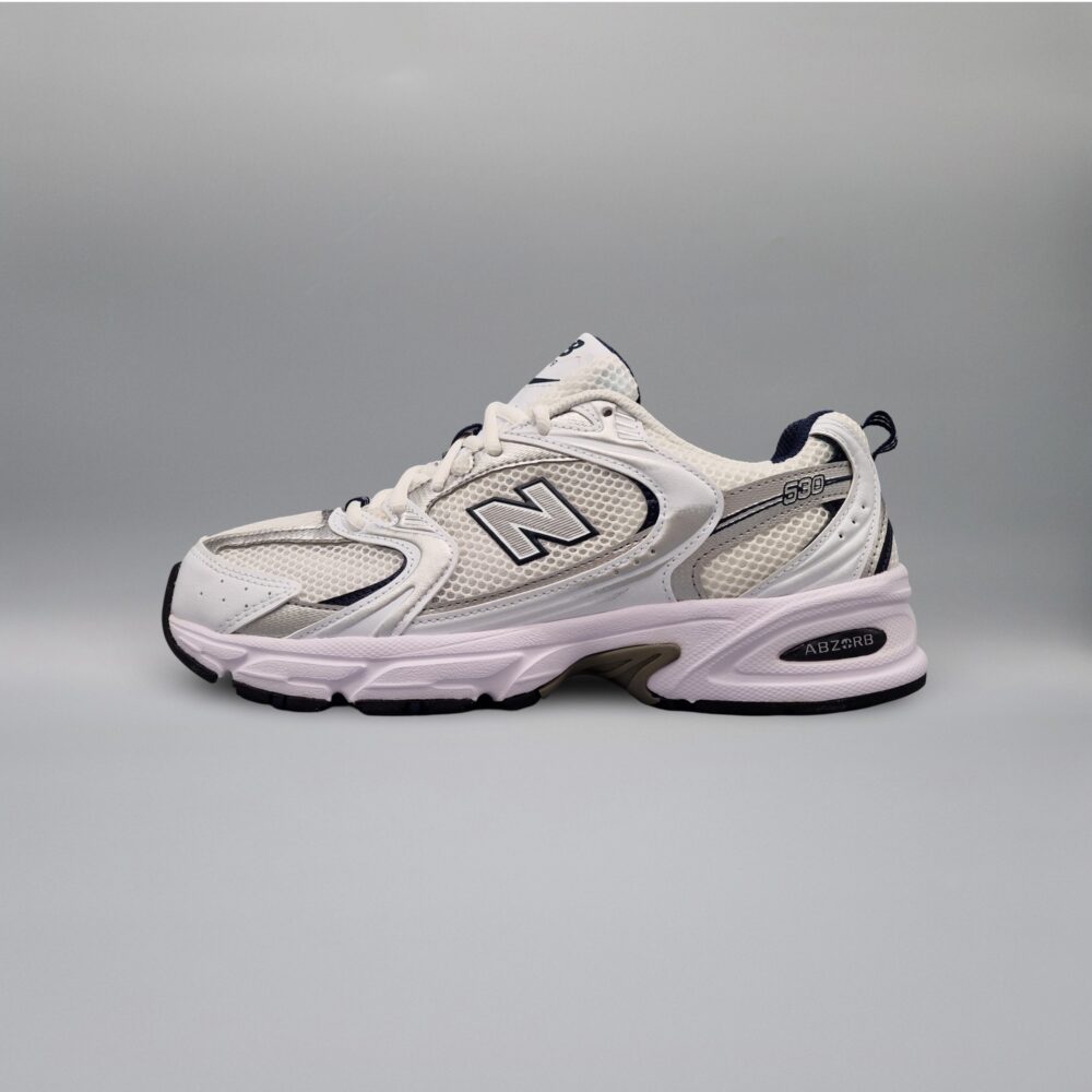 New Balance 530 (GS) White Silver Navy