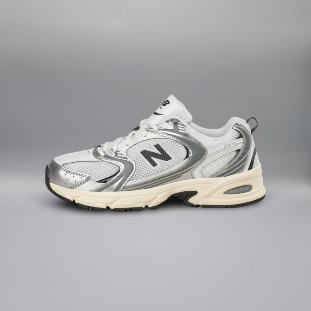New Balance 530 Silver Metallic Black Cement