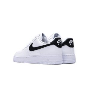 Nike Air Force 1 Low '07 White Black Pebbled Leather – Bild 3