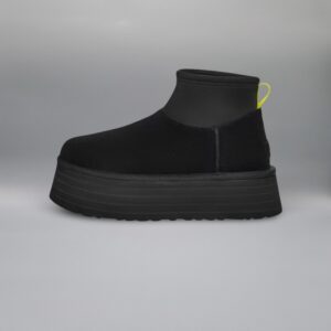UGG Classic Mini Dipper Boot Black Yellow