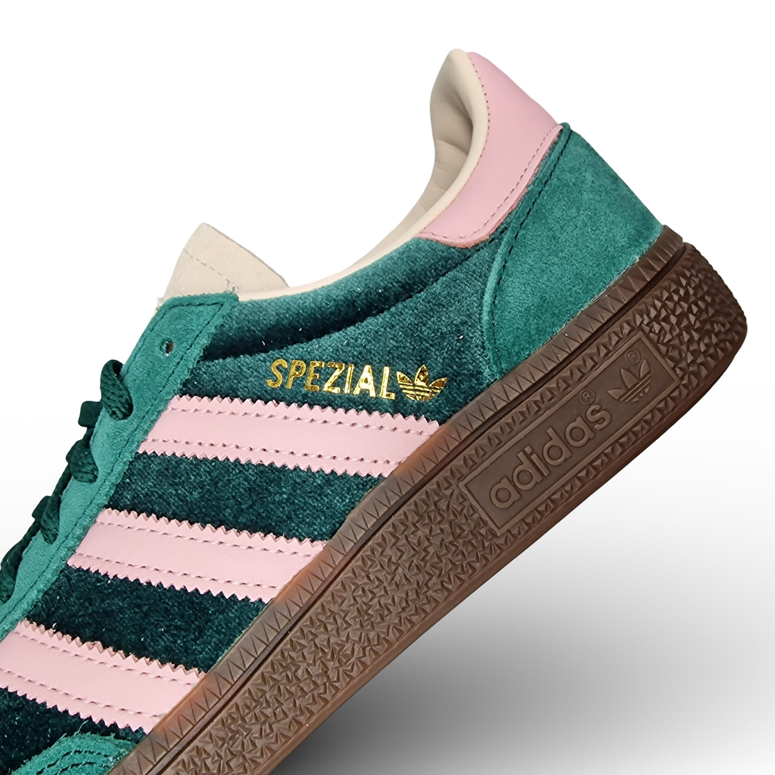 adidas Handball Spezial Green Pink Velvet (Womens) – Bild 3