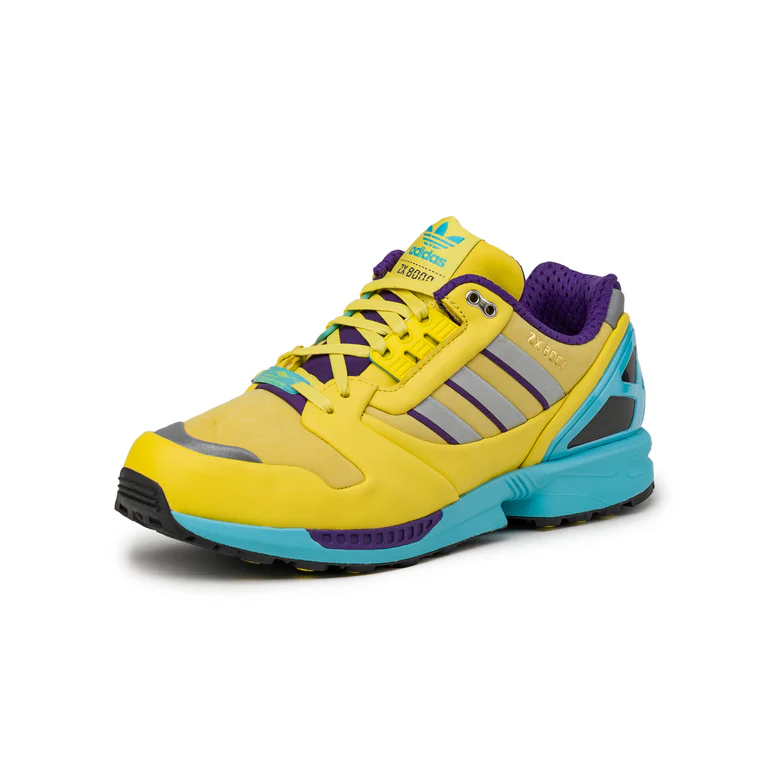 adidas ZX 8000 Consortium Yellow Blue Glow – Bild 2