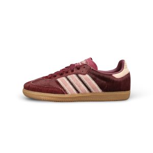 adidas Samba OG Maroon Sand Strata Pony (Women's)