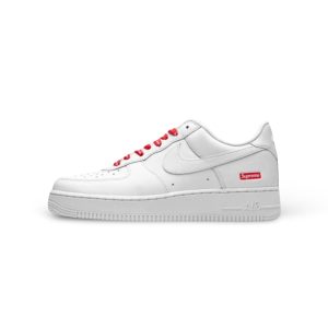 Nike Air Force 1 Low Supreme Box Logo White
