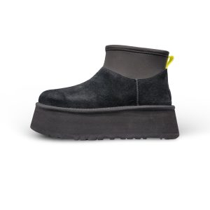 UGG Classic Mini Dipper Boot Black Yellow