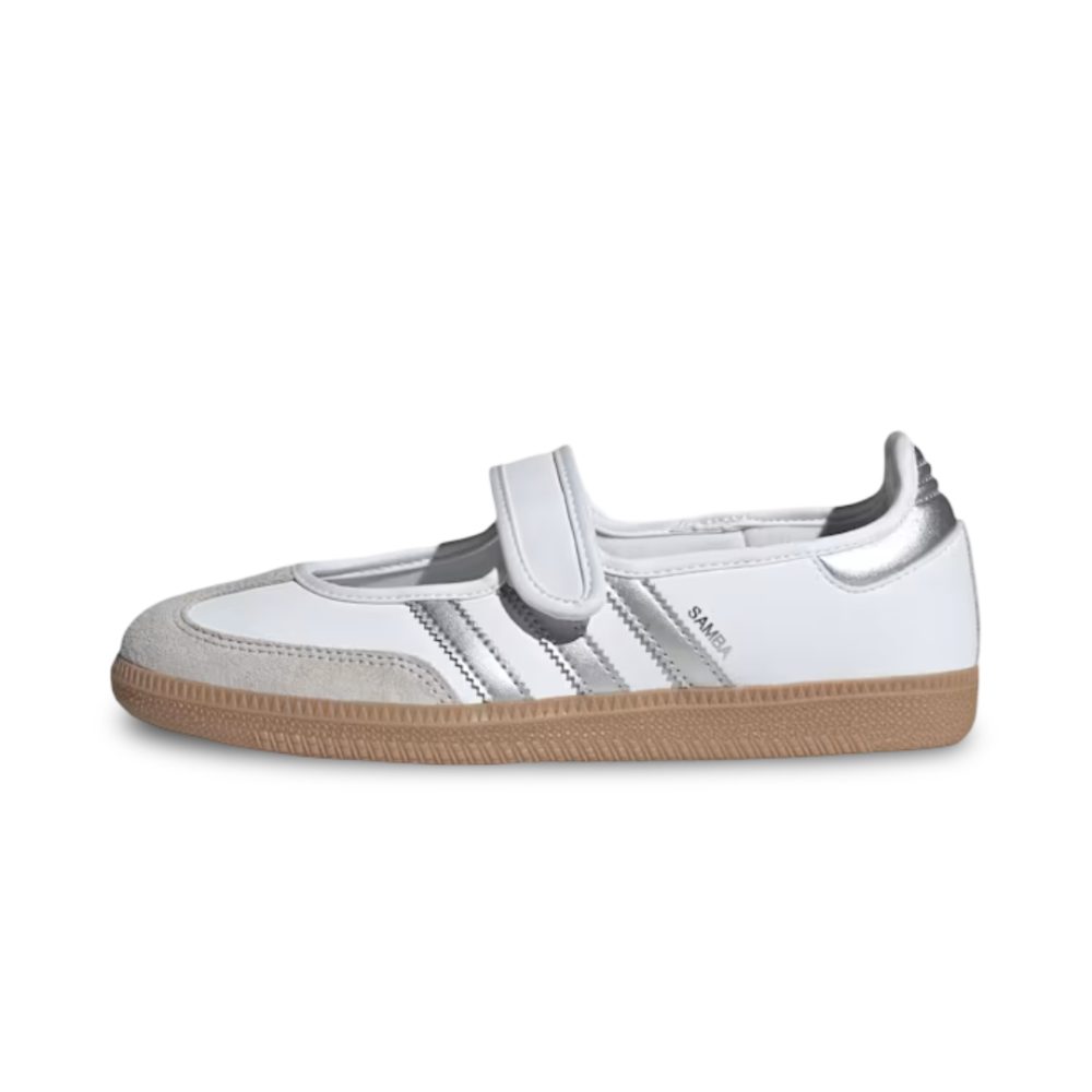 adidas Samba Jane White Silver Metallic