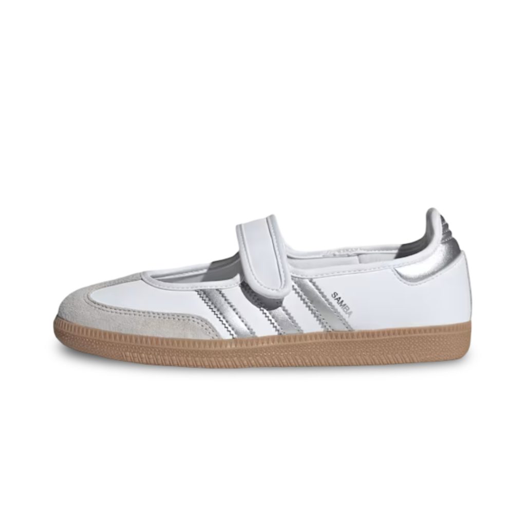 adidas Samba Jane White Silver Metallic