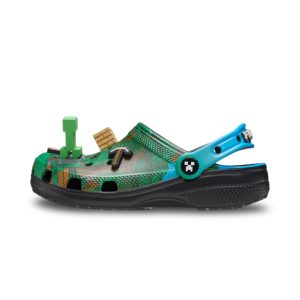 Crocs Classic Clog Kids Minecraft Dark Forest